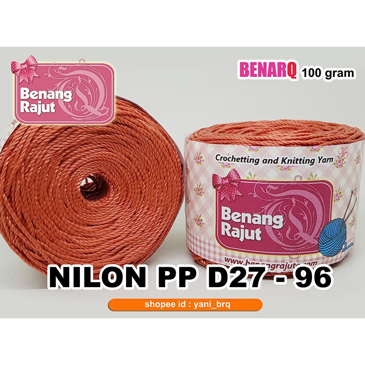 NILON PP D27 96 TERRACOTA TOKO BENANG RAJUT yani_brq