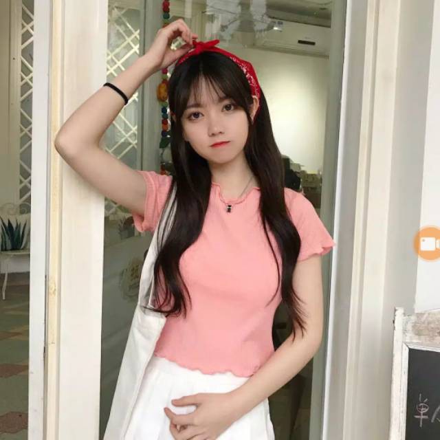 SALE !! ATASAN RAJUT TOP KRIWIL / T-SHIRT KRIWIL / CROPTOP CURLY / SWEATER RAJUT / ATASAN RAJUT WANITA KEKINIAN / CROP TOP STYLISH KOREA