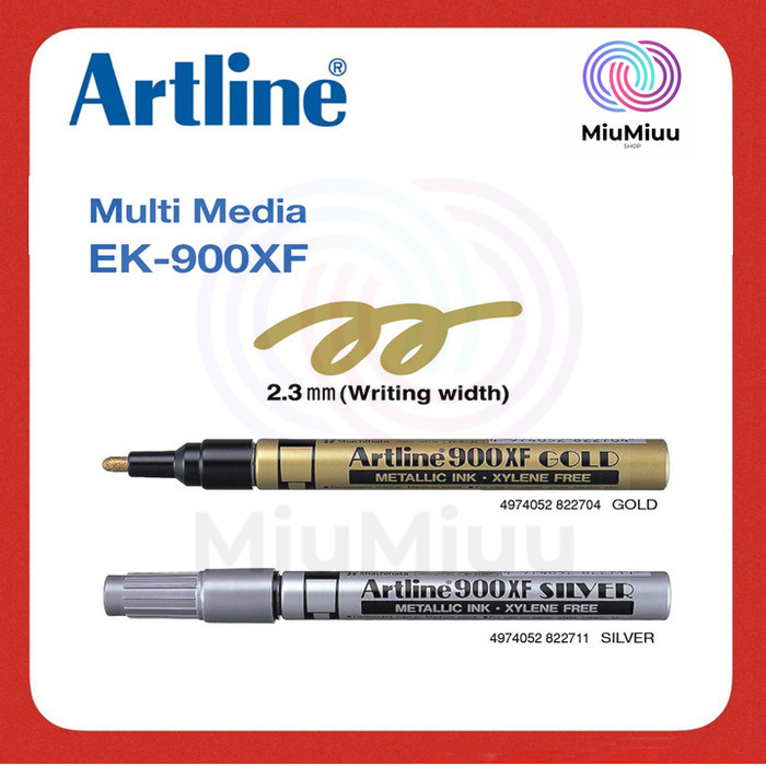 

SPIDOL METALIK 2.3 MM PERMANENT MARKER ARTLINE EK 900 XF