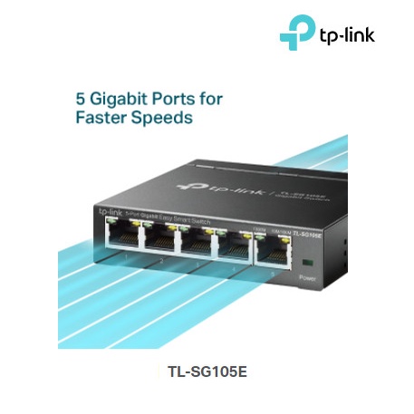 TP-Link TL-SG105E 5-port Gigabit Easy Smart Switch