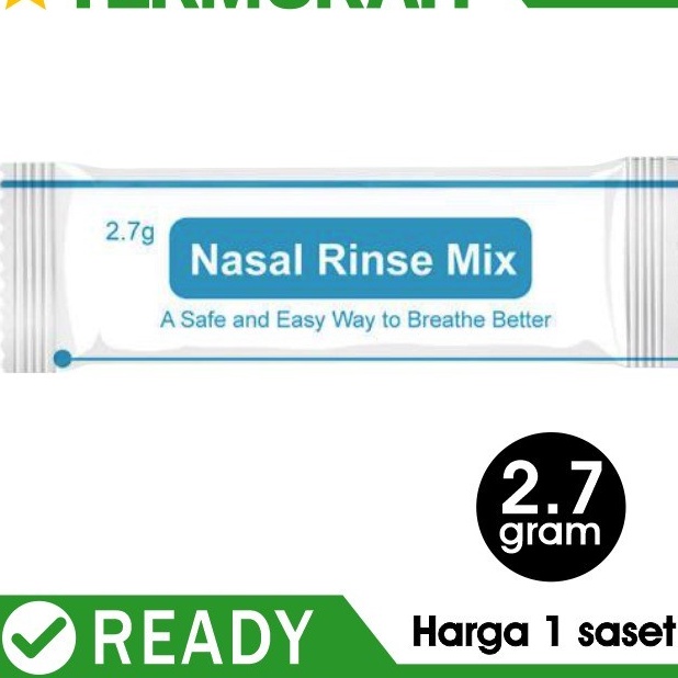 Garam Pencuci Cuci Hidung Nose Nasal Salt Wash Rinse - 2.7 gr