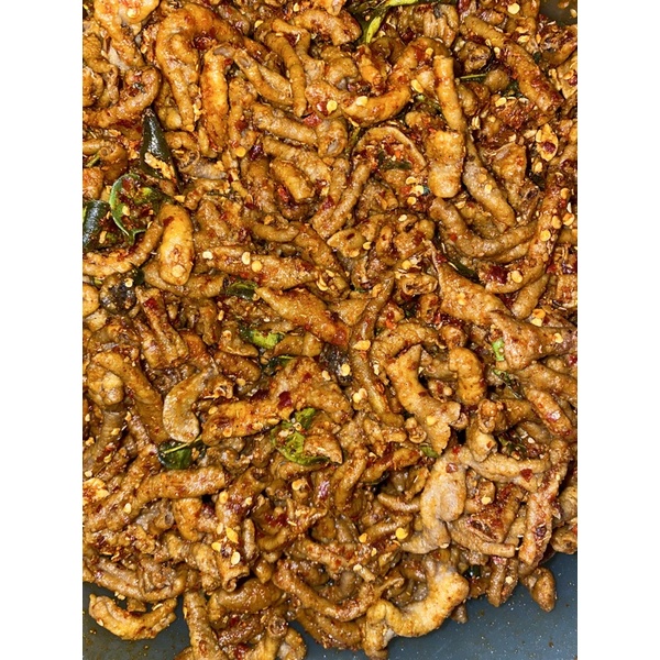 

Kripik Usus Original Pedas Daun Jeruk @500gr