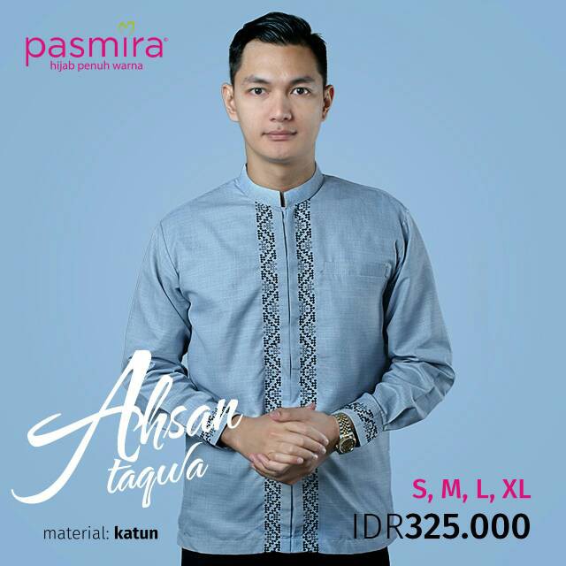 BAJU KOKO DEWASA, PAKAIAN MUSLIM PRIA - PASMIRA AHSAN