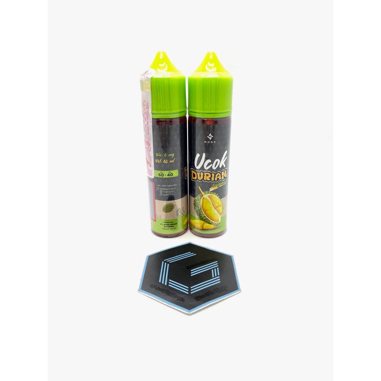 Liquid Ucok Durian by Monk 60ml 3mg Duren Medan vape premium