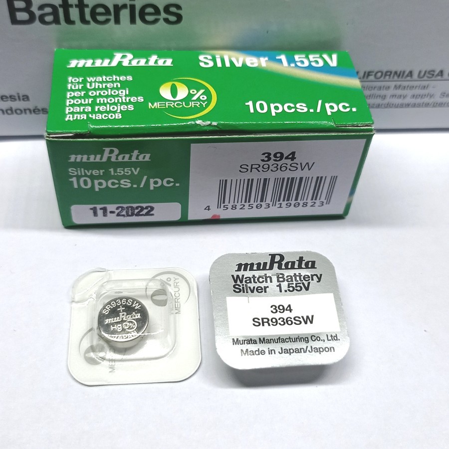 Batre battery Murata SR 936 SW / 394 original single batre jam tangan