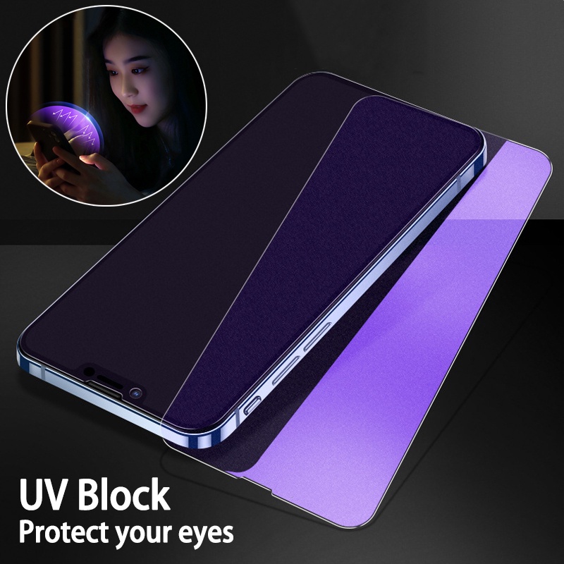 (1 / 2pcs) Pelindung Layar Tempered Glass 9d Anti Gores / Air / Sidik Jari Untuk Iphone 13 / 13pro / 13pro Max