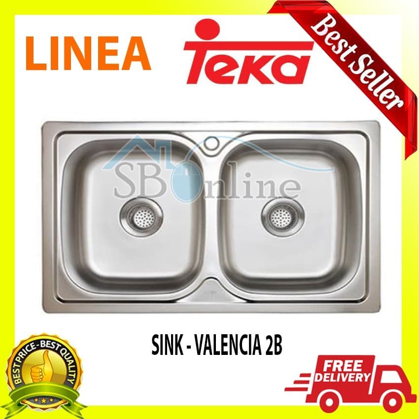 LINEA by TEKA Kitchen Sink Valencia 2B S/S