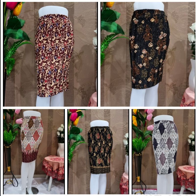 Rok Prisket Pendek  / Rok Batik / Rok Pesta