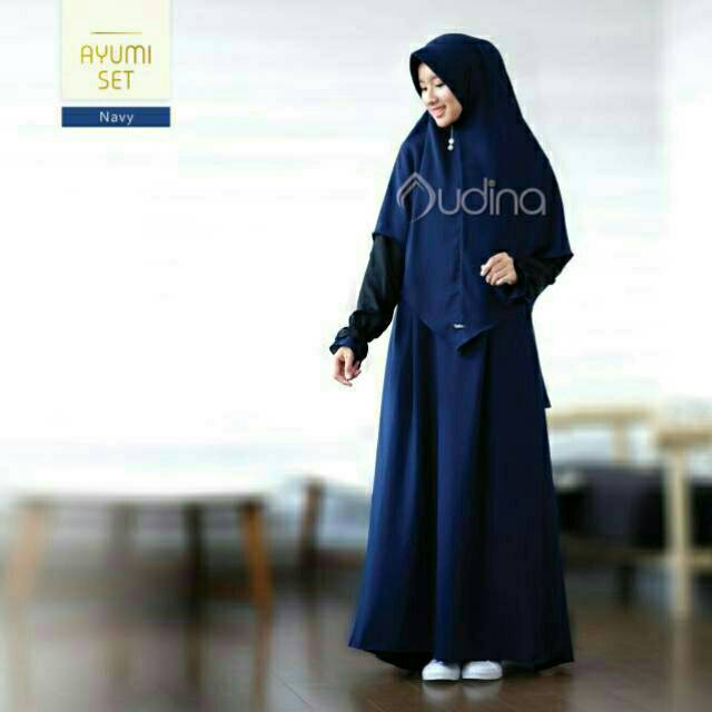 Audina Gamis Jilbab/Ayumi Set Gamis dan  Jilbab by Ori Audina