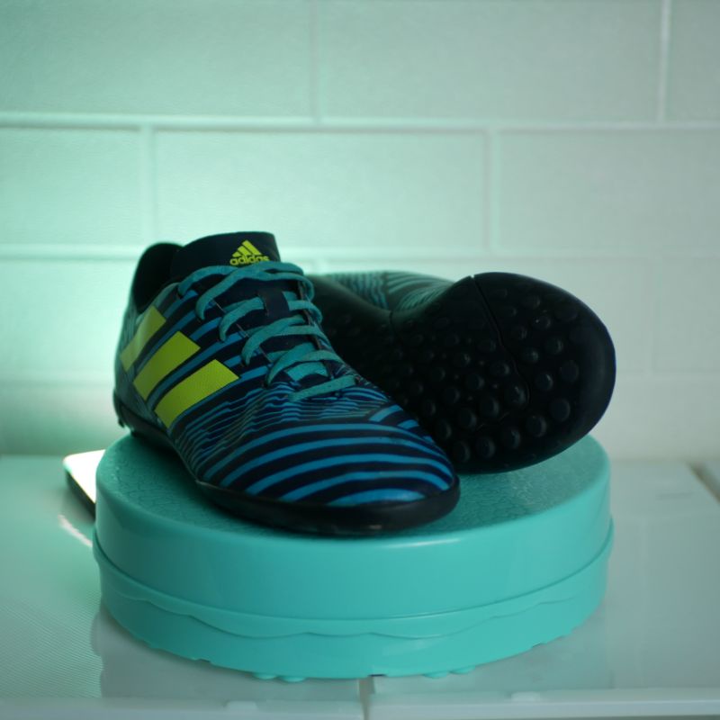 SEPATU FUTSAL ADIDAS NEMEZIZ ORIGINAL 174 TF J OCEAN STORM S82469