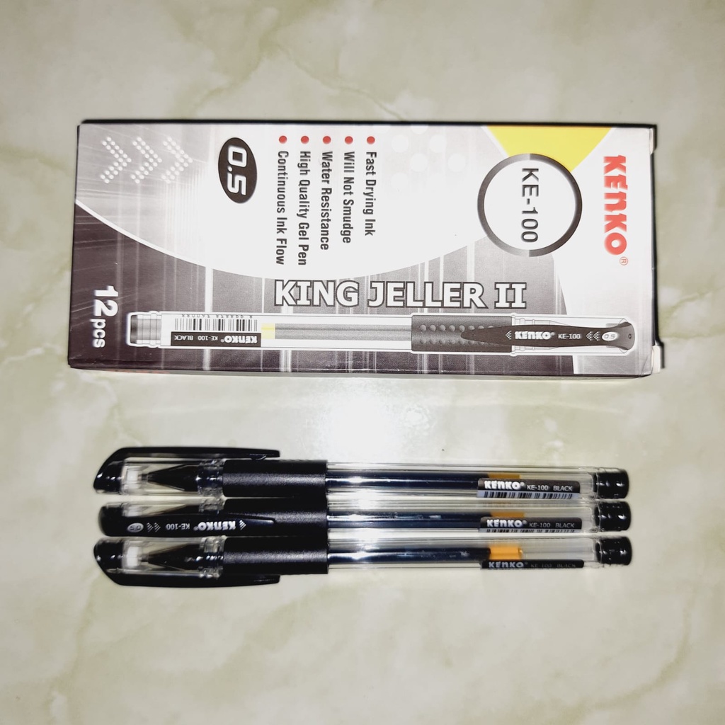 Gel Pen KE-100 Pulpen KENKO Satuan