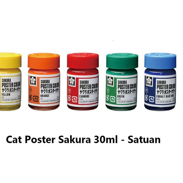 

Terbaru-73 Sakura Poster Color 30ml Satuan / Cat Poster Sakura 30ml (1/3) - White