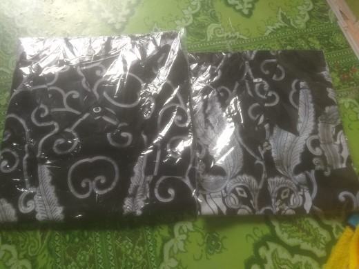 Batik Couple Keluarga Sania Ruffle Ori Ndoro Jowi Dnt Ulir Putih