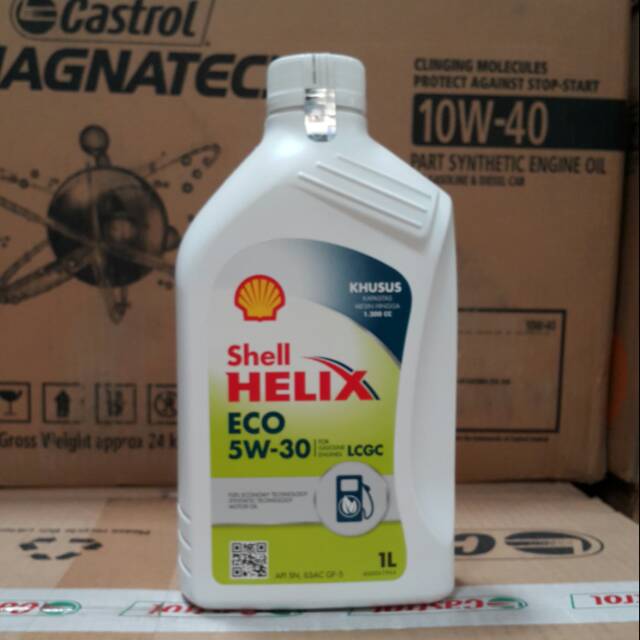 OLI MESIN MOBIL LCGC SHELL HELIX ECO 5W-30 1 LITER