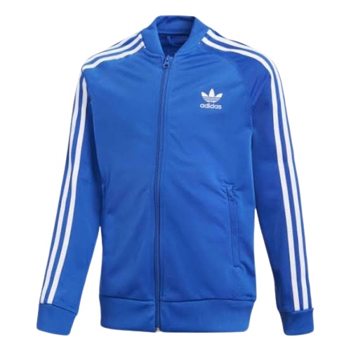 Jaket Adidas Tracktop Firebird Unisex Full Biru Polyester M L XL XXL