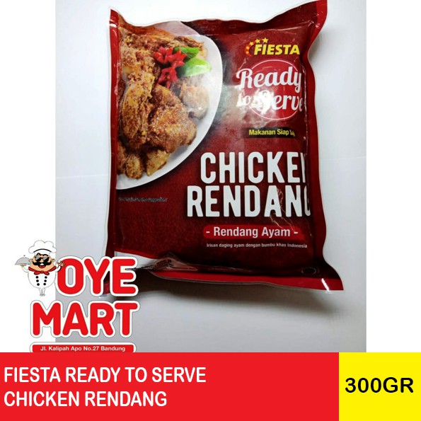 FIESTA READY TO SERVE CHICKEN RENDANG 300GR/AYAM RENDANG HARGA PROMO