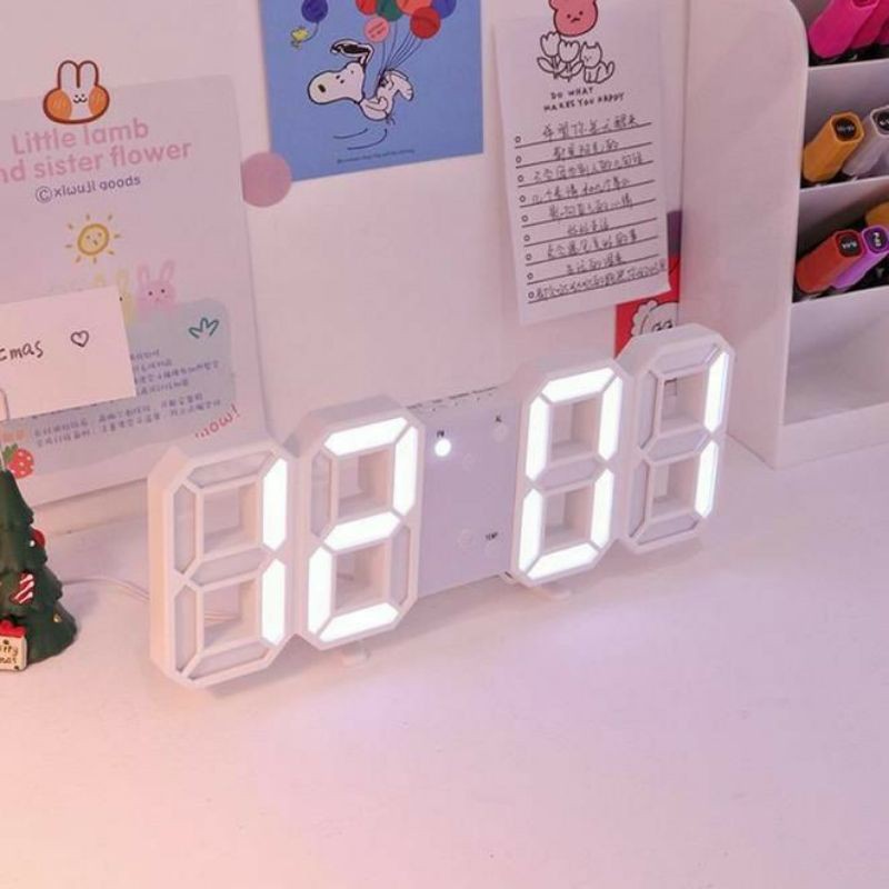 Jam Meja LED digital aesthetic dekorasi kamar S60