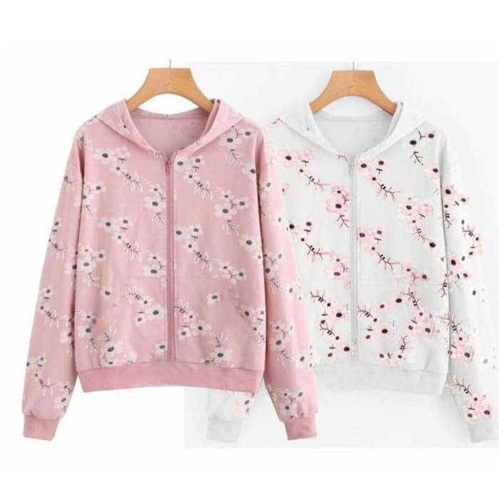 Diskon Jaket Wanita -- DaveCollection - JAKET BOMBER FLORENCE HODIE No.481 ThevaShop