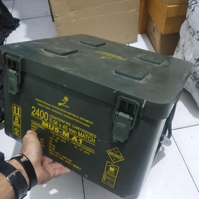 Kotak Box Amunisi Plastik Bekas Peluru Pindad Serbaguna