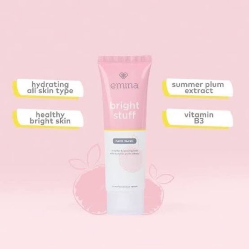 EMINA BRIGHT STUFF FOR ACNE PRONE SKIN FACE WASH 50 ml