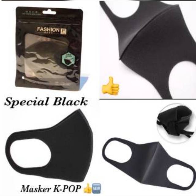 IMPOR !!!  MASKER SCUBA HITAM KAIN HIGH QUALITY ANTI DEBU