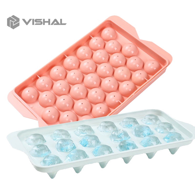 VISHAL Cetakan Es Batu Bulat 18 Round Ice Cube Tray Ice Tray VS-96