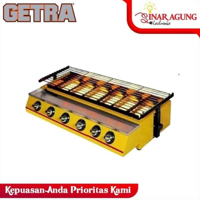 Getra 6 Burner Bbq Gas/ Etk 233 / Alat Pemanggang