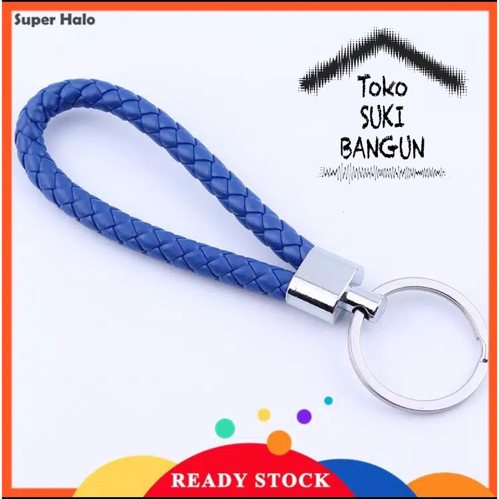 Key Chain Phone Strap Leather BRAIDED Kulit Kepang Gantungan Kunci