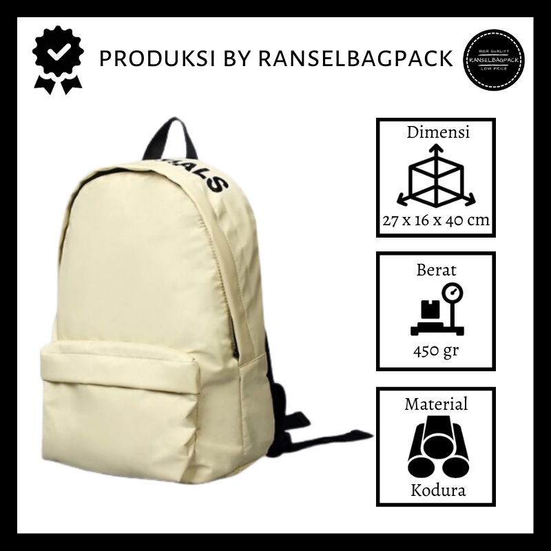 Tas Ransel Sekolah - Tas Punggung Bahu Model Korea Fashion Terbaru Kekinian Termurah Baru Bagus Multifungsi Stylish Backpack Sekolah Kuliah Kerja TravelingRemaja Dewasa Perempuan Pria Wanita Cewek Cowok