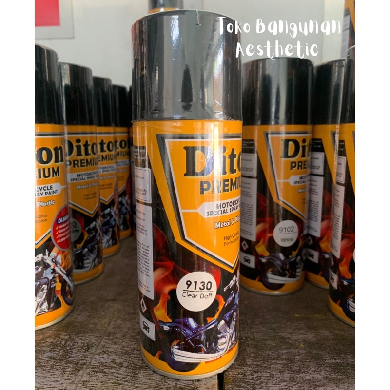 Cat Semprot Diton Premium 9128 Clear Gloss // Diton Premium 9129 Clear Semi Doff / Diton Premium 913