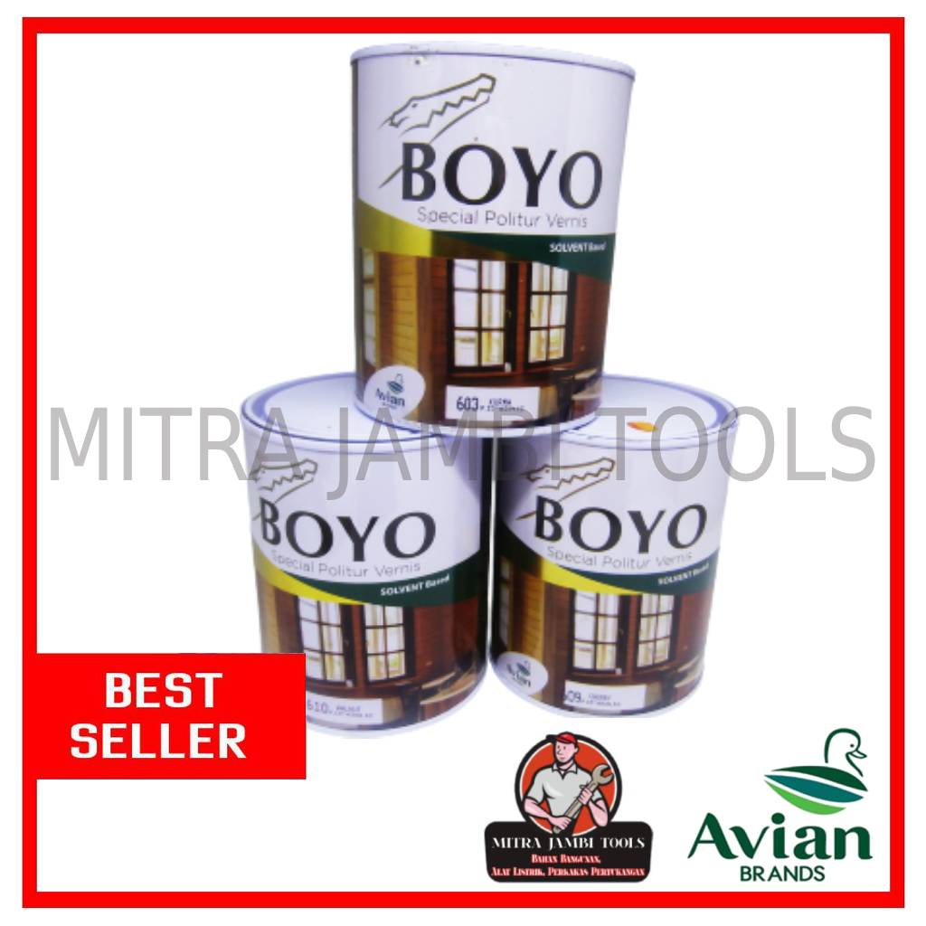 CAT POLITUR VERNIS KAYU BOYO