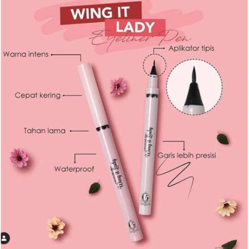 MADAME GIE Wing It Lady Eyeliner | ❤ jselectiv ❤ Eye Liner Spidol MADAME GIE ORI✔️BPOM✔️COD✔️