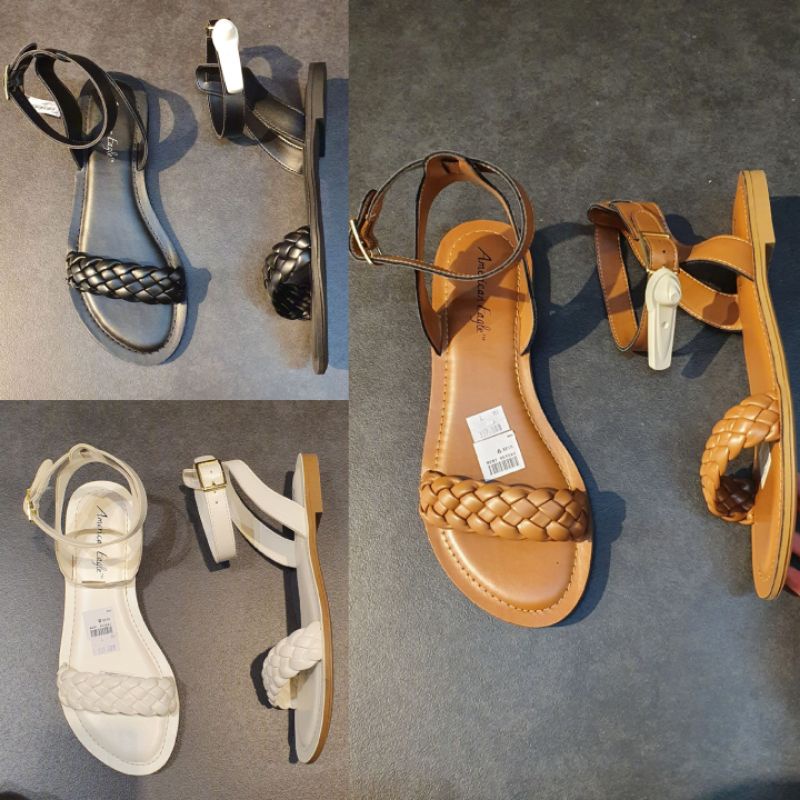 Jastip Termurah Payless by Goddes Sandal Braided Sendal Kepang Anyam Tali American Eagle Bree SALE
