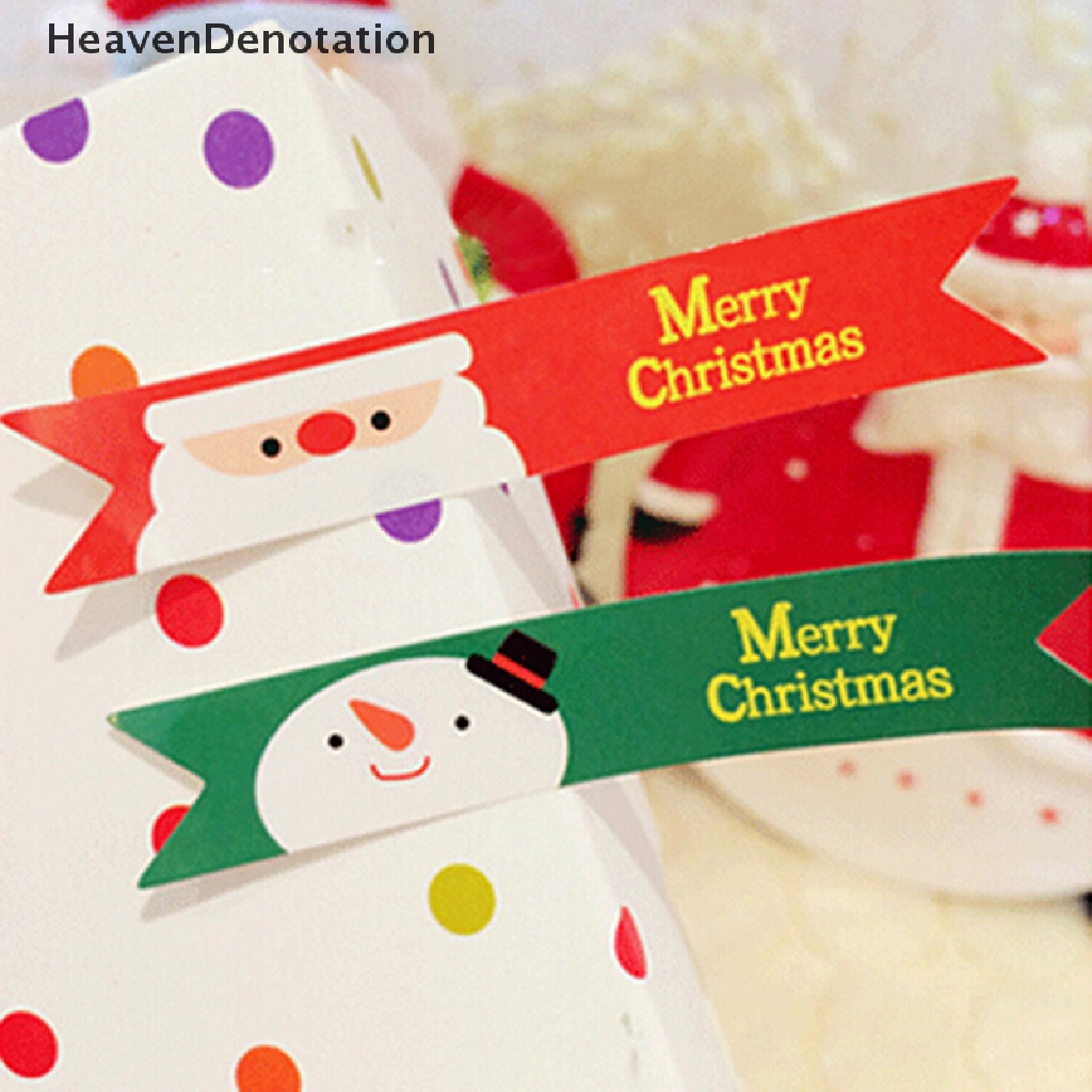 [HeavenDenotation] 36pc Merry Christmas Santa Stickers Seal Label DIY Cardmaking Scrapbooking Craft