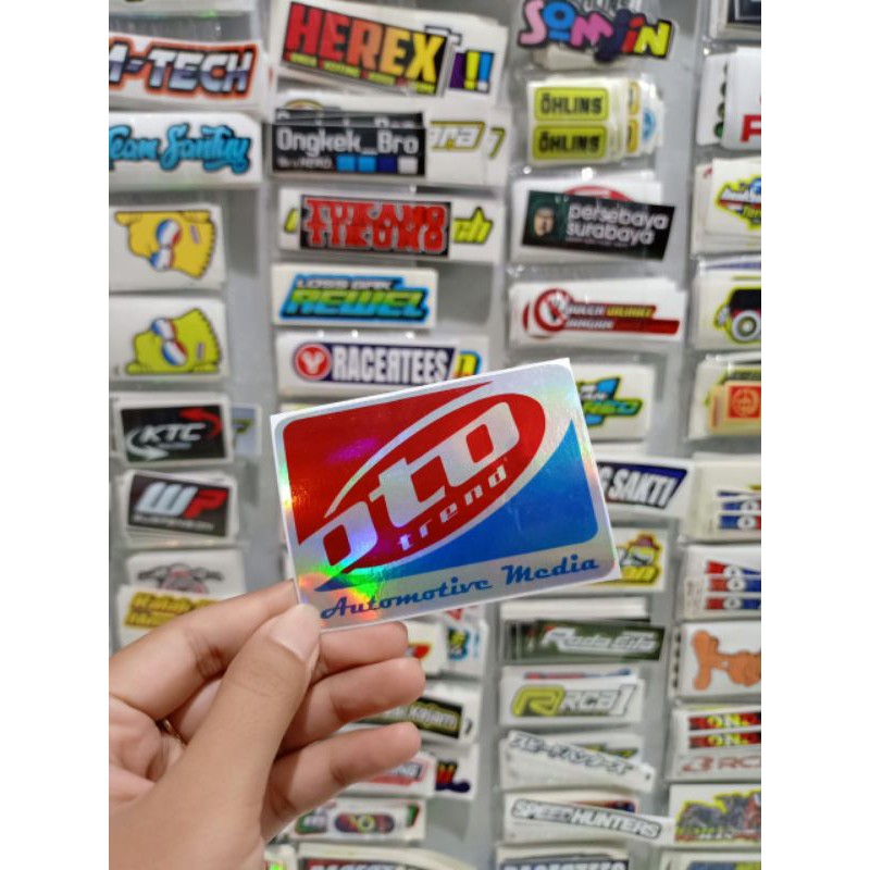 sticker printing OTO KOTAK HOLOGRAM