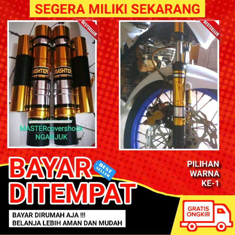 Master Cover Shock Sok Skok Depan Satria Fu 150 Fi Facelift Old New Bima Depan Atas Bawah