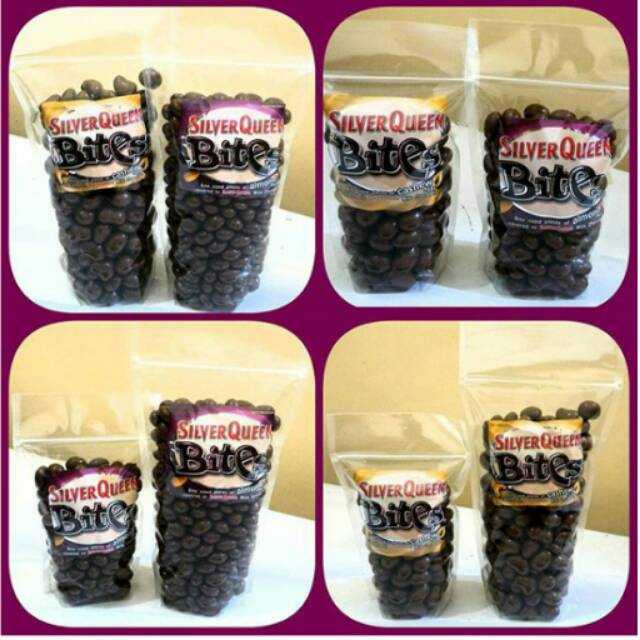 

Coklat Silverqueen bites almond/mente Repack