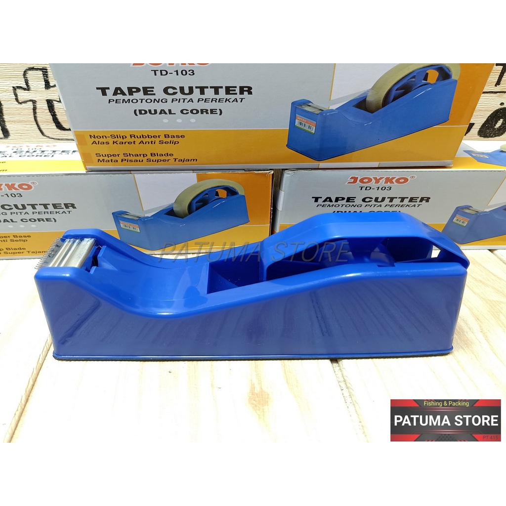 

Tape Cutter Dispenser Tape Joyko TD 103 Petomong Isolasi 1 Inch