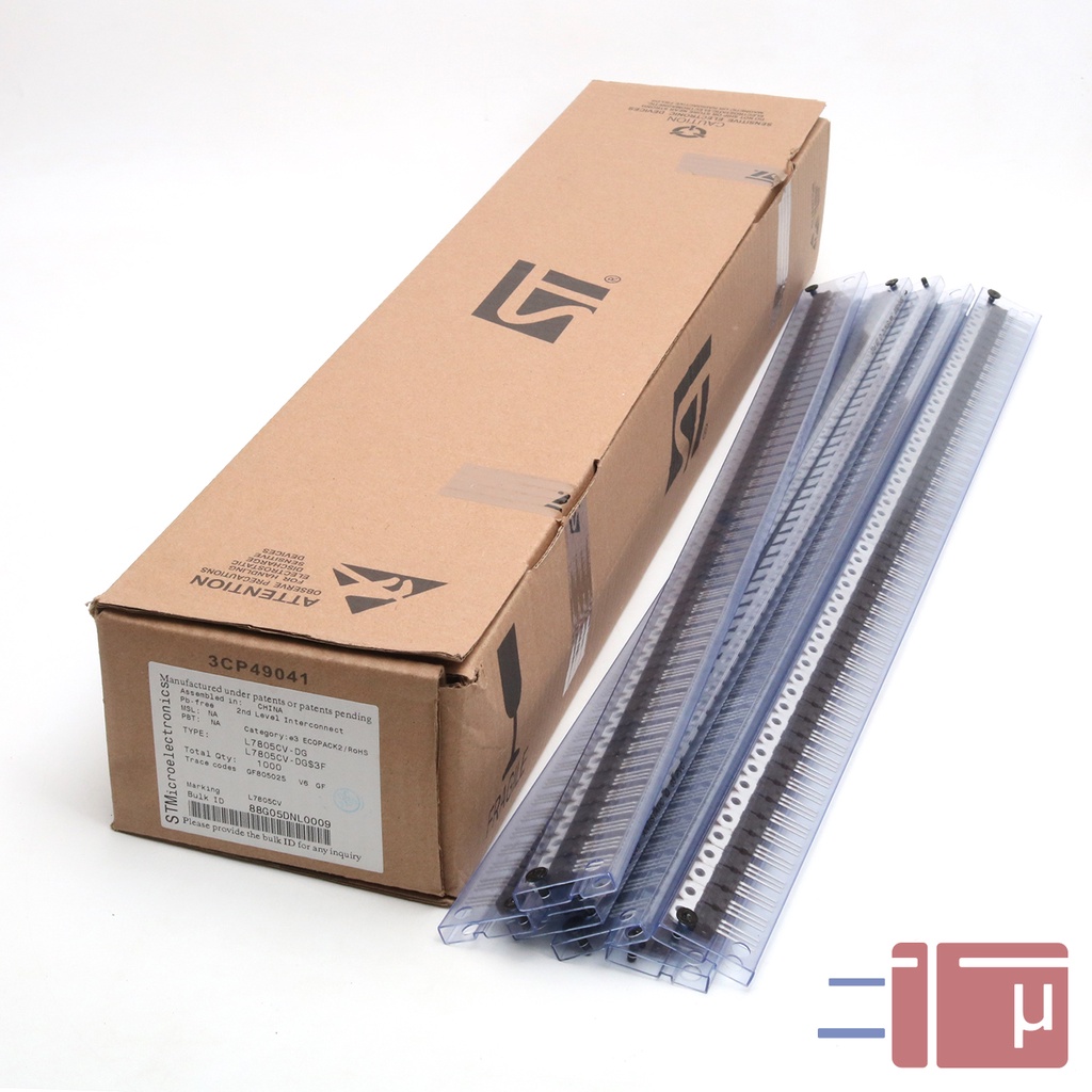 IC Voltage Regulator L7805CV 7805 Original ST