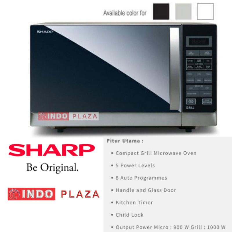 MICROWAVE SHARP R-728-IN GRILL 25 Liter