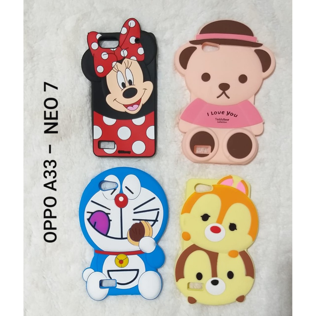 Oppo Neo 7 A33 Case Boneka Caracter Lucu New Shopee Indonesia