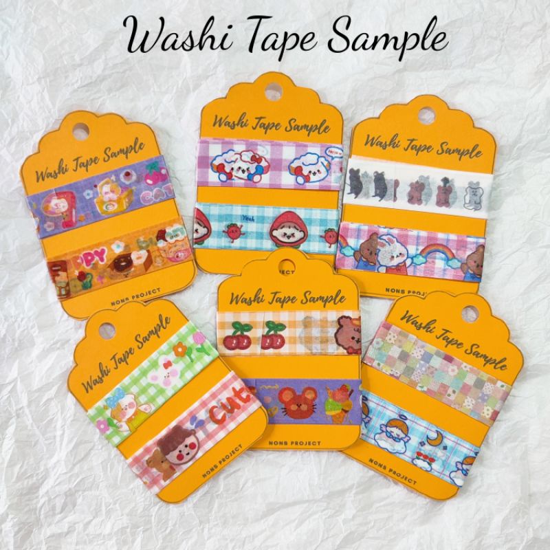 

WASHI TAPE SAMPLE 50 CM VOL.2