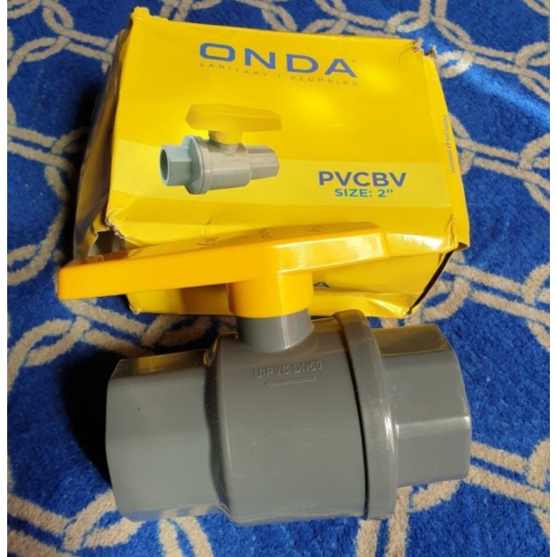 Jual Ballvalve Onda Inch Pvcbv Ball Valve Stop Kran Stopkran Polos Inch Onda Shopee