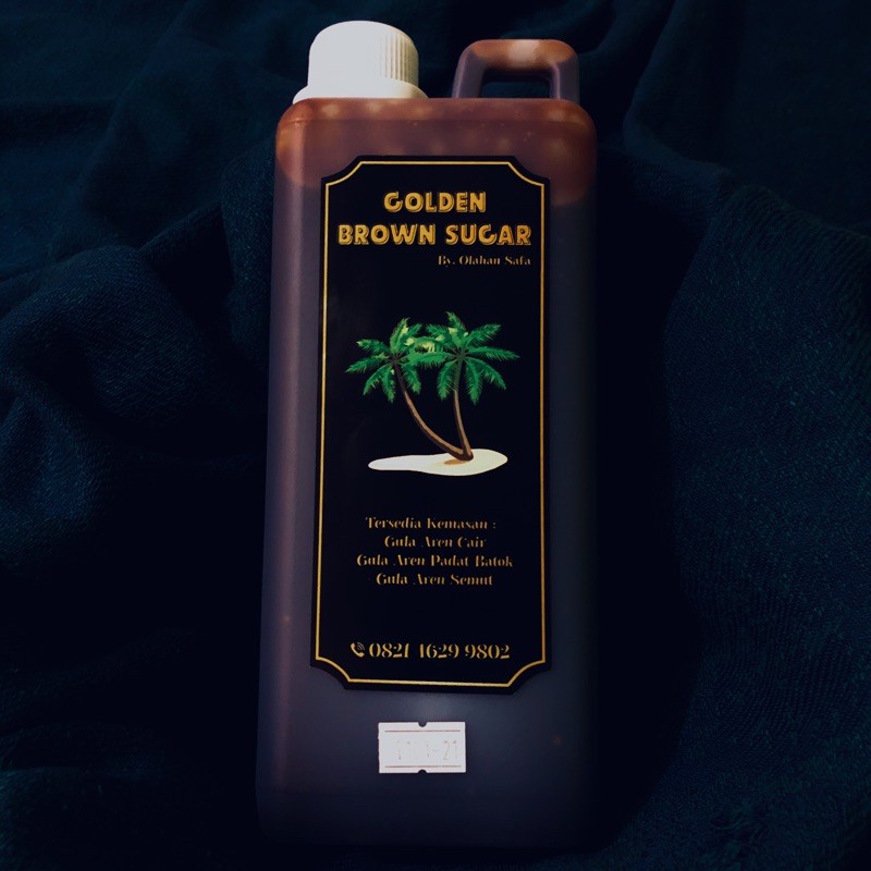 

Gula Aren Golden Brown Sugar cair kemasan jerigen 1liter