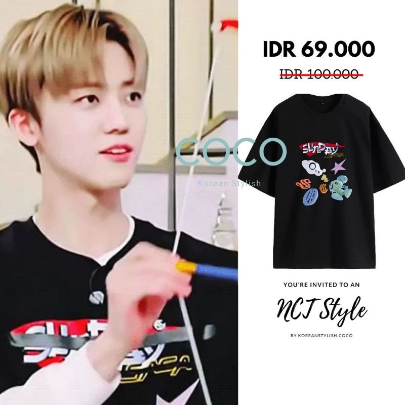 kaos NCT Na jaemin atasan kpop sunday