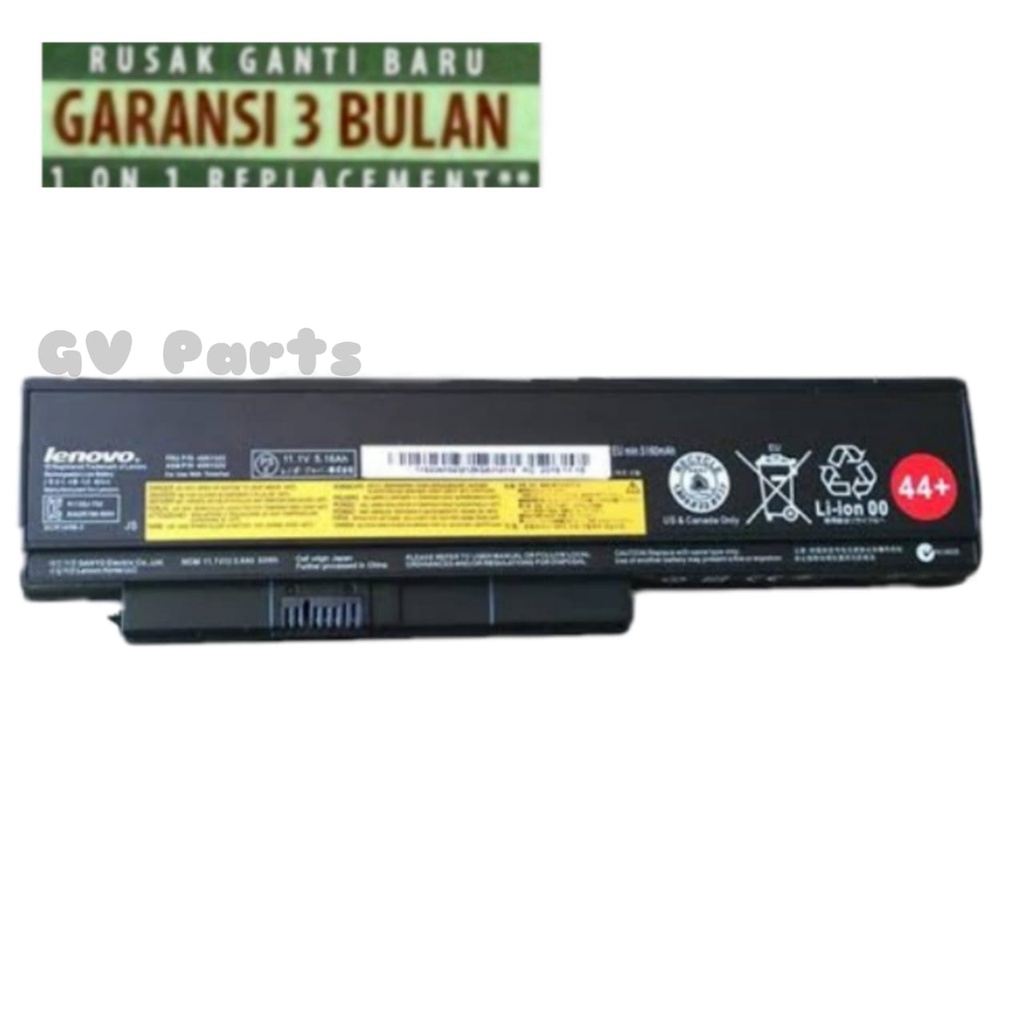 Baterai Laptop Lenovo X230 44+
