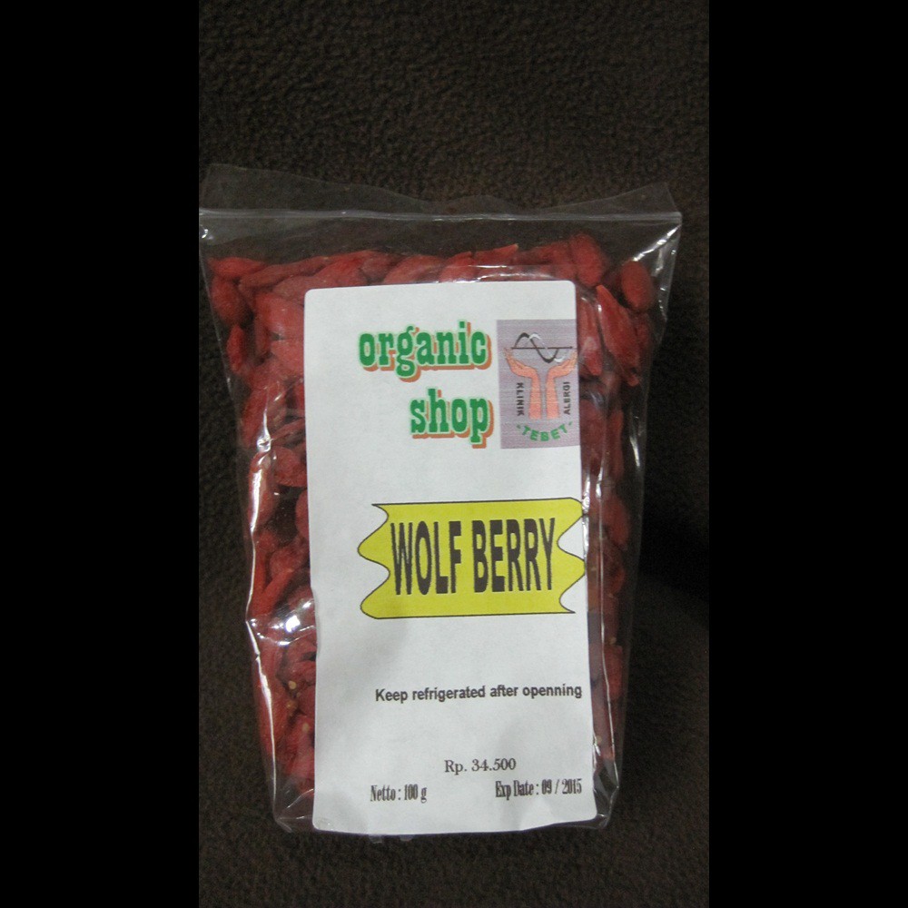 

Organic Shop - Wolf Berry / Goji Berry - 100 gr