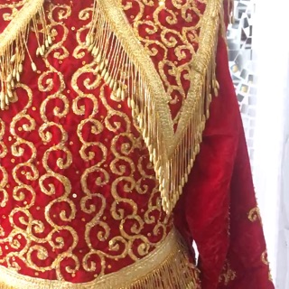 Pakaian pengantin padang baju anak daro  adat minang 