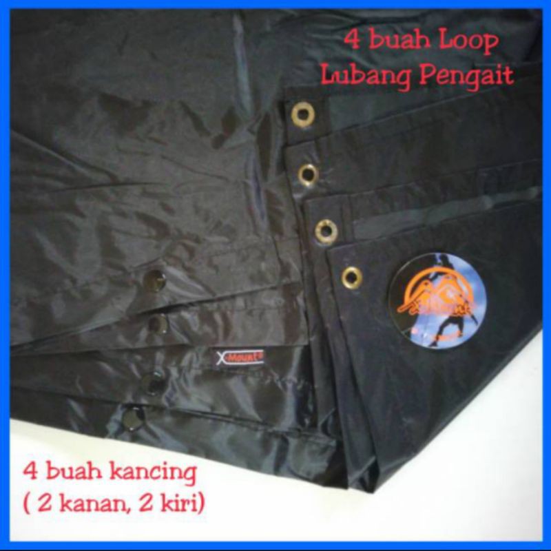 Jas Hujan PONCO 3 in 1 Mantel Gunung Tanpa Lengan MULTIFUNGSI FLYSHEET BIVAK TENDA DARURAT KELELAWAR XMount®