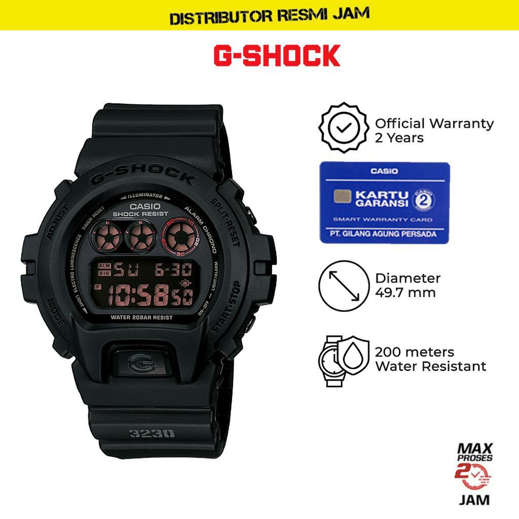 GShock DW-6900MS-1DR DW-6900 DW6900MS DW6900 Garansi Resmi 2 Tahun